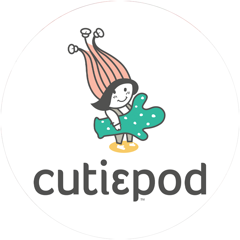 Cutiepod logo design