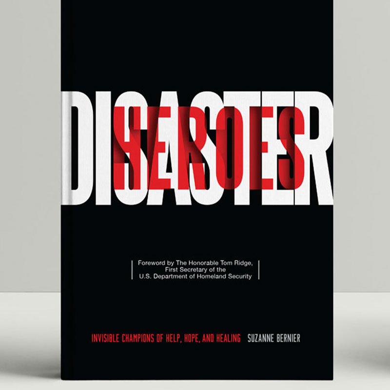 Disaster Hero book cover design
