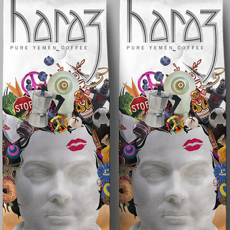 Haraz coffee packaging design
