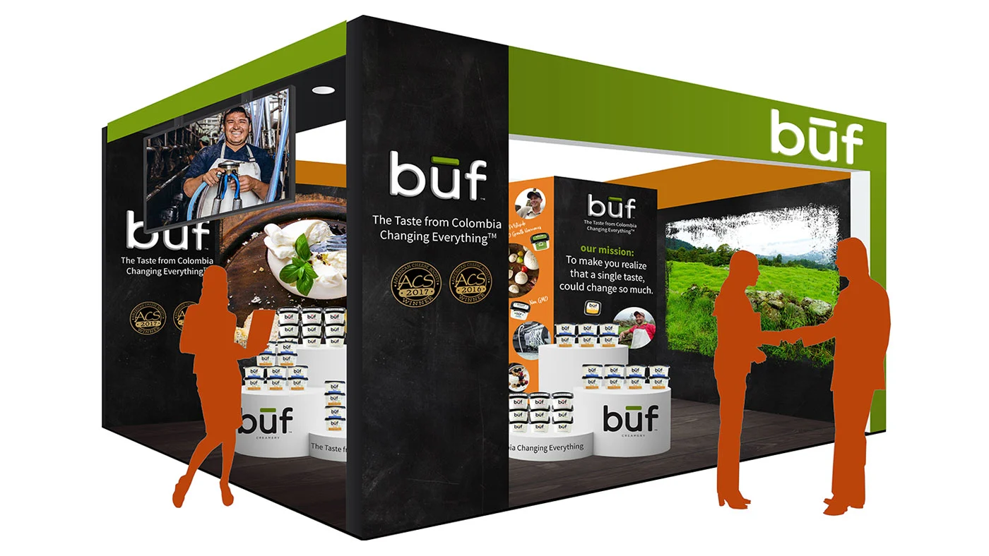 Buf Creamery exhibition booth design