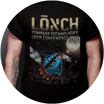 Compass Technologies Lonch user conference branding