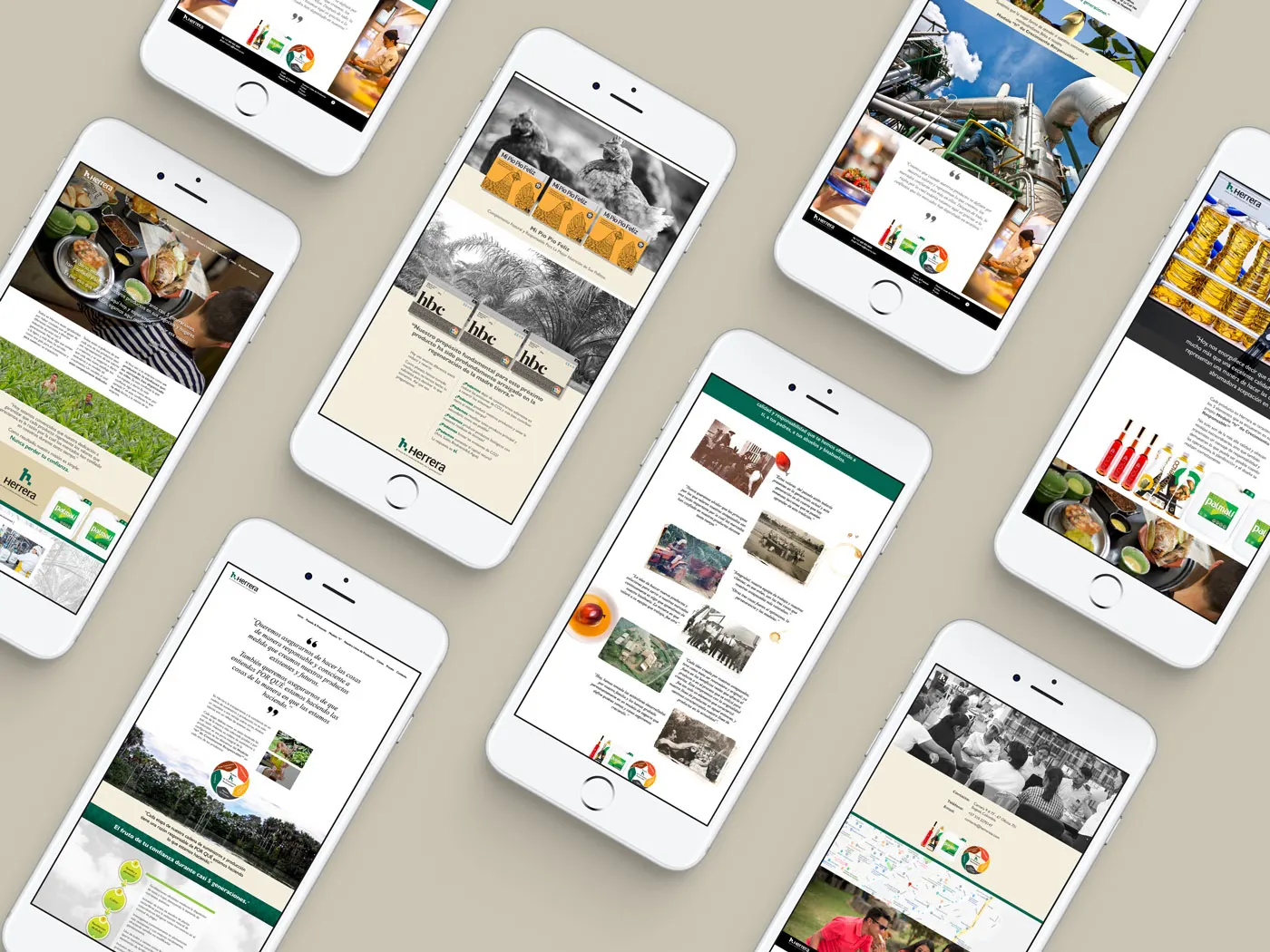 Herrera social media and mobile campaign design
