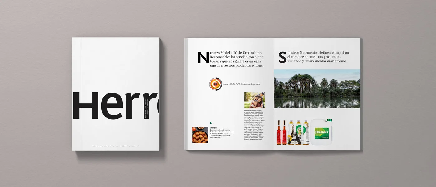 Herrera corporate brochure design