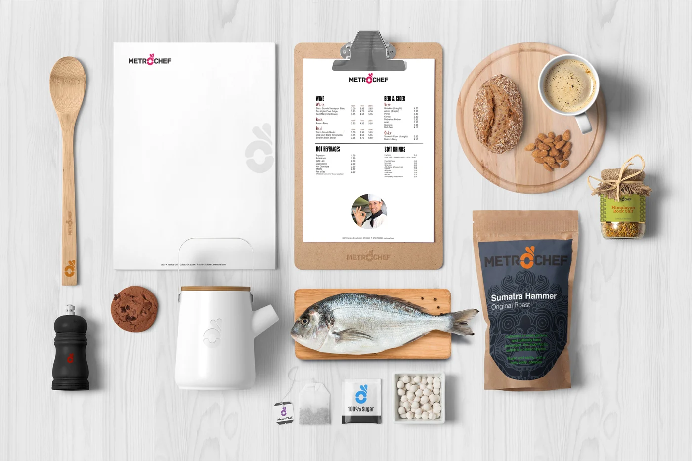 Metro Chef supermarket bulk grocery shopping branding