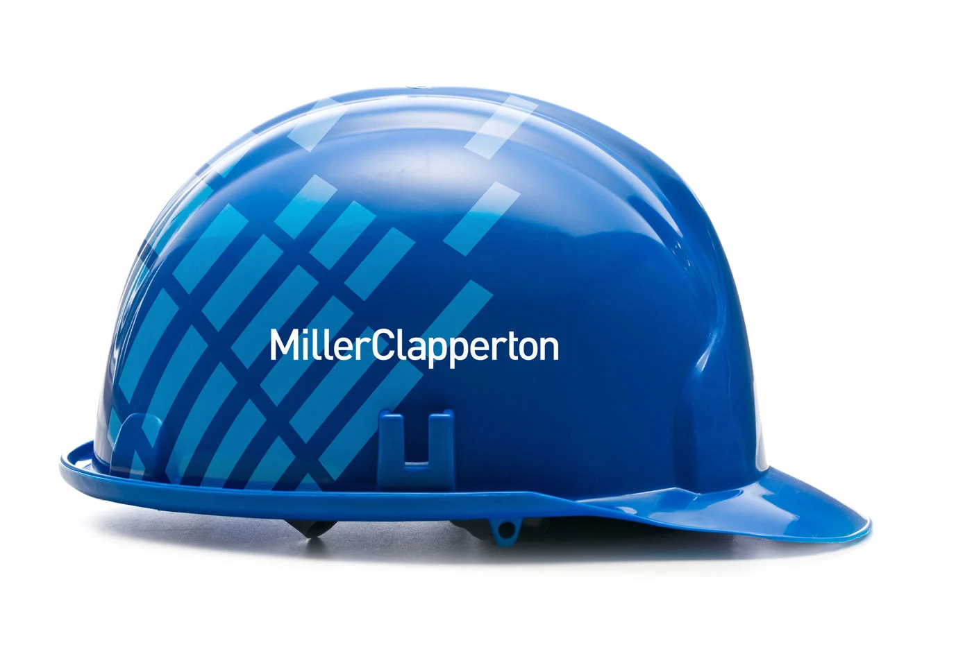 Miller Clapperton branded hard hat