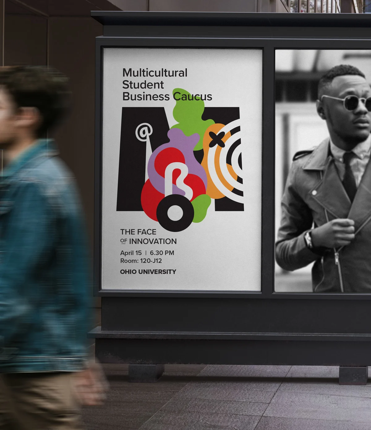 Ohio University MSBC outdoor poster branding concept
