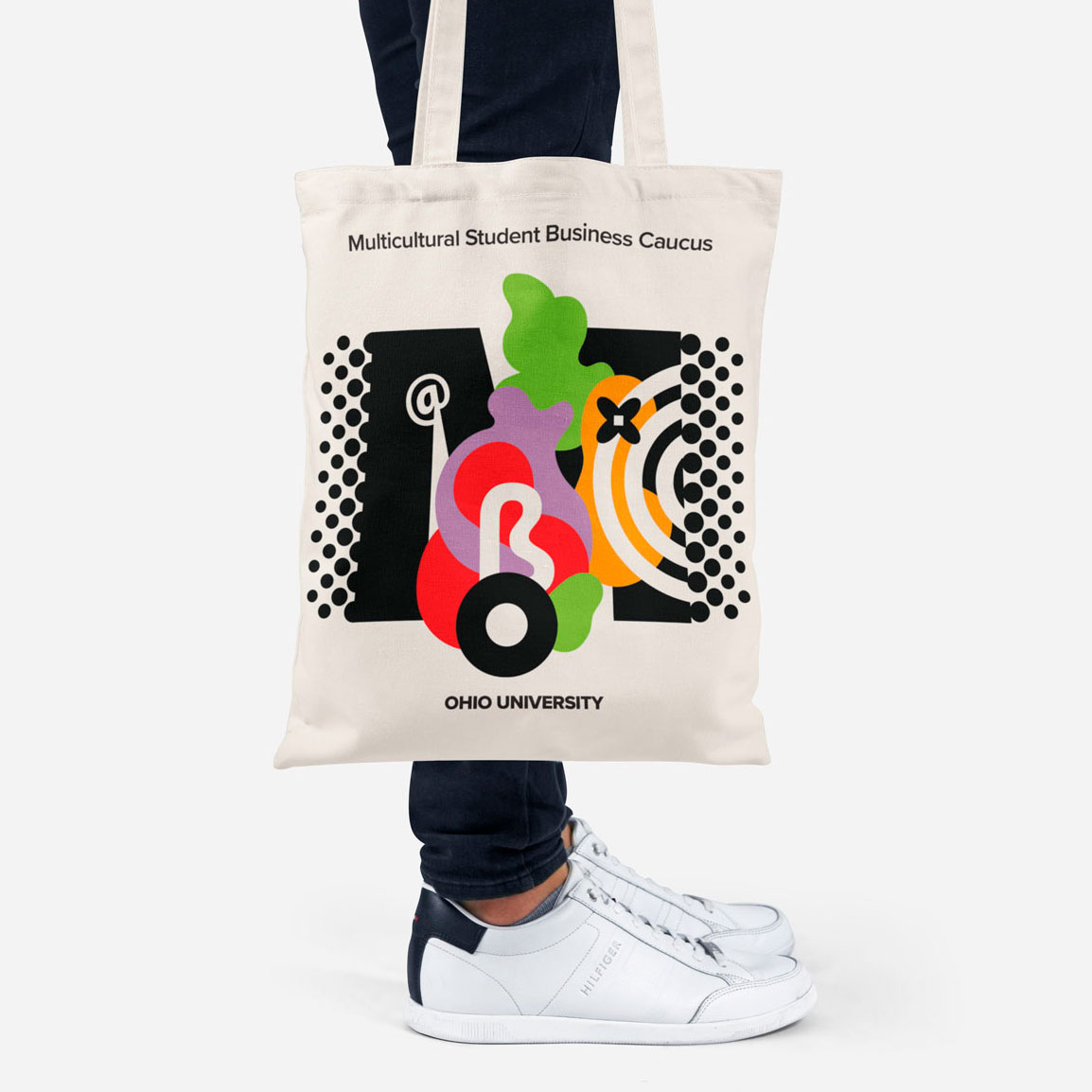 Ohio University's Multicultural Students Business Caucus logo design, brand identity