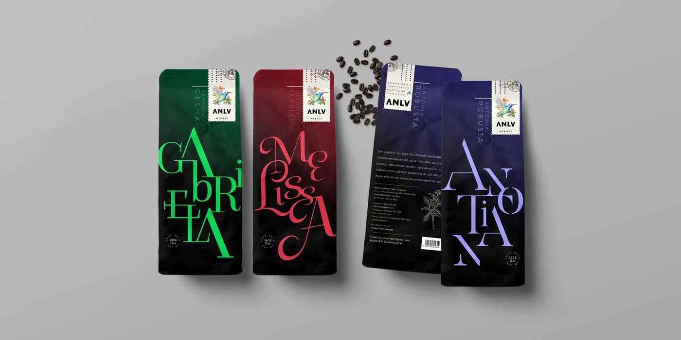 Anlu coffee beans packaging design