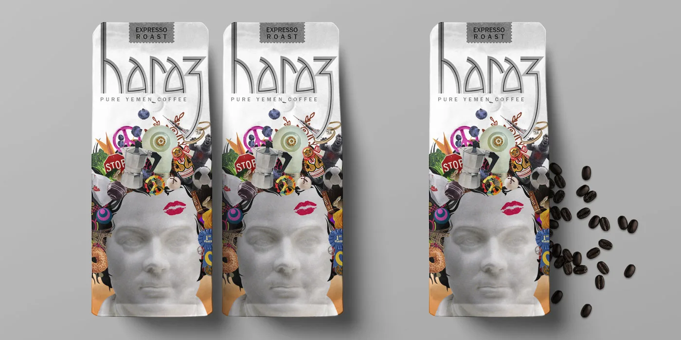 Haras Beethovan coffee packaging for coffee exporter