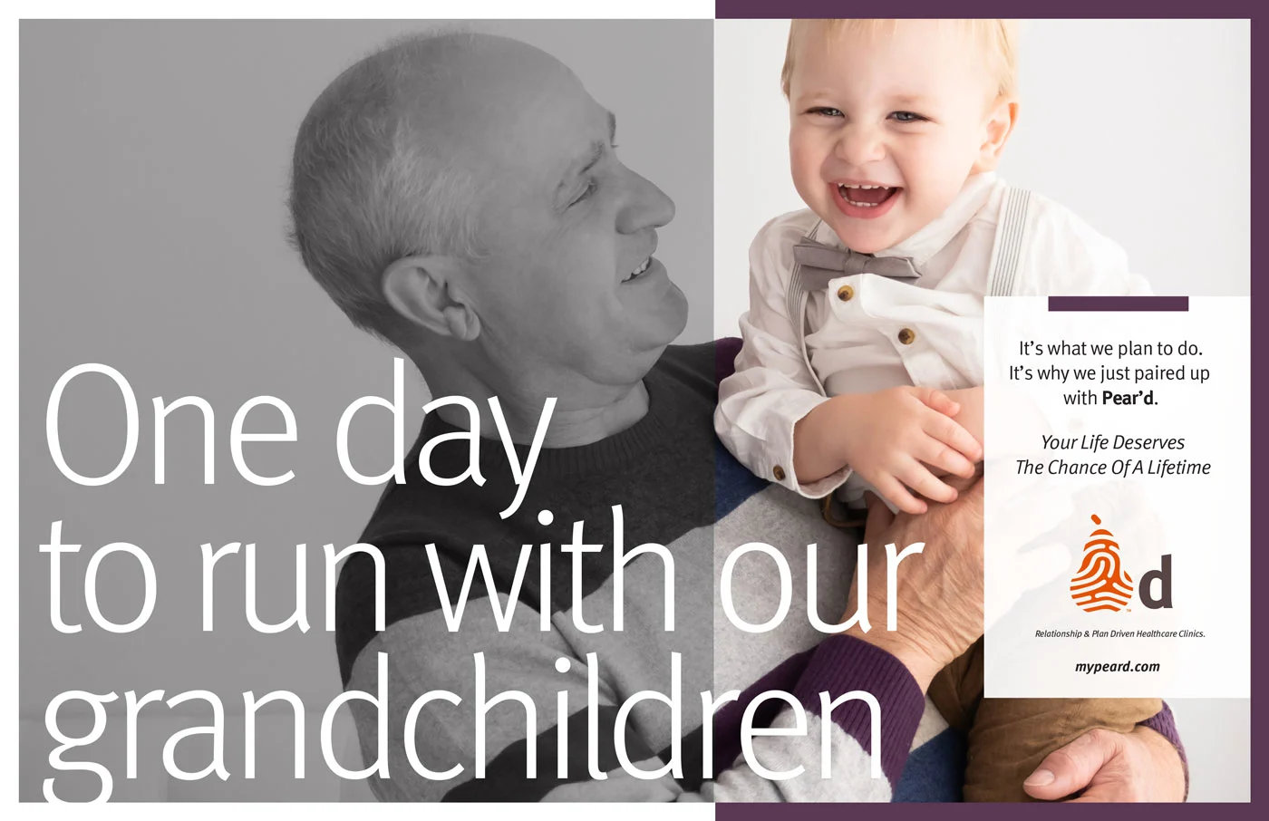 Peard Clinic marketing campaign humanist design