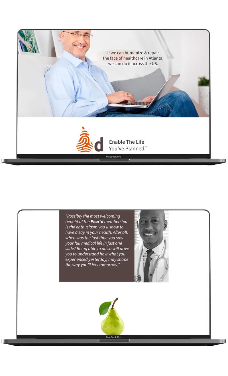 Peard Clinic website design