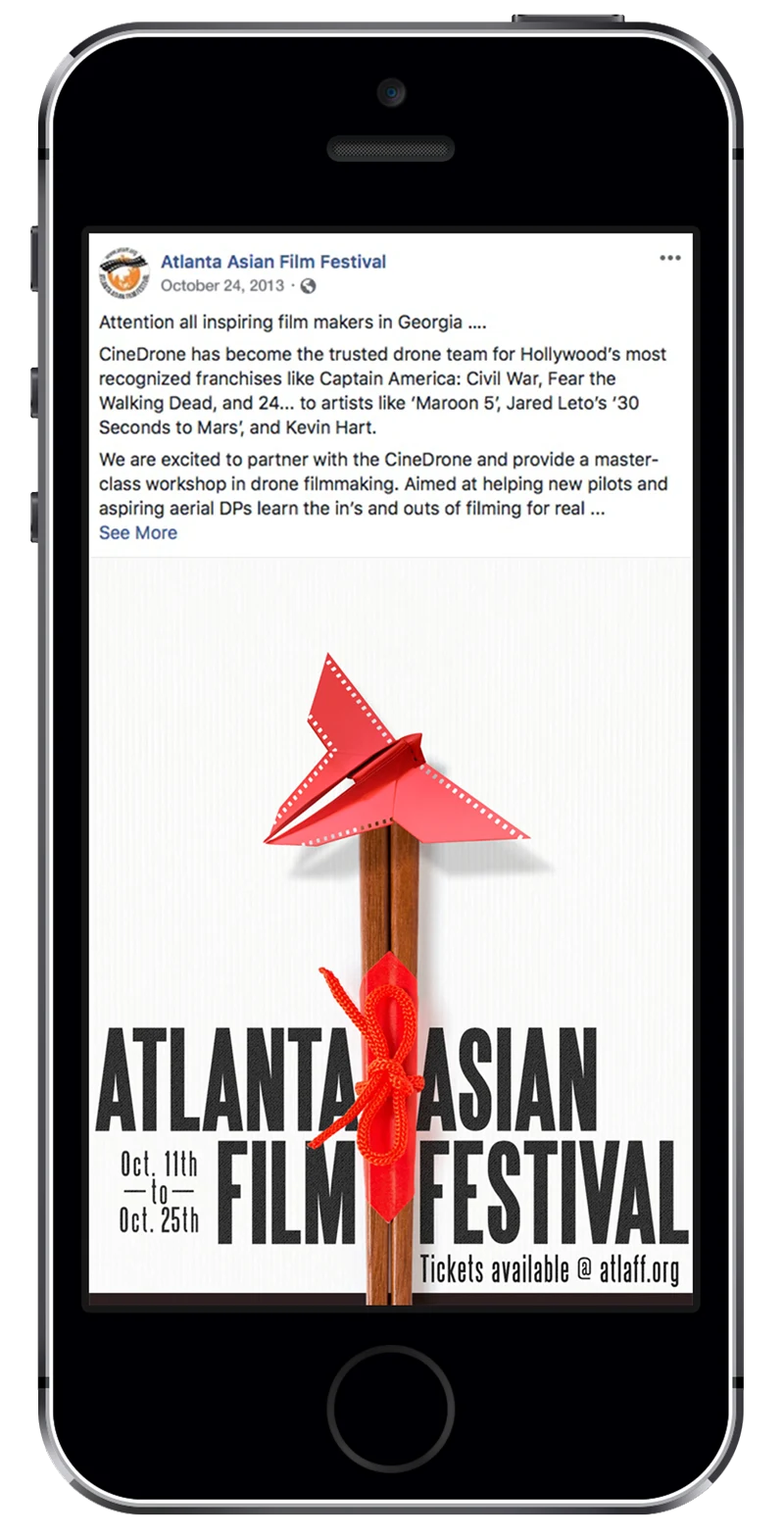 Atlanta Asian Film Festival mobile social media