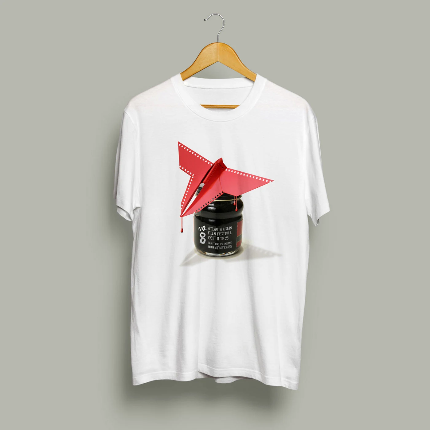 Atlanta Asian Film Festival event t-shirt design