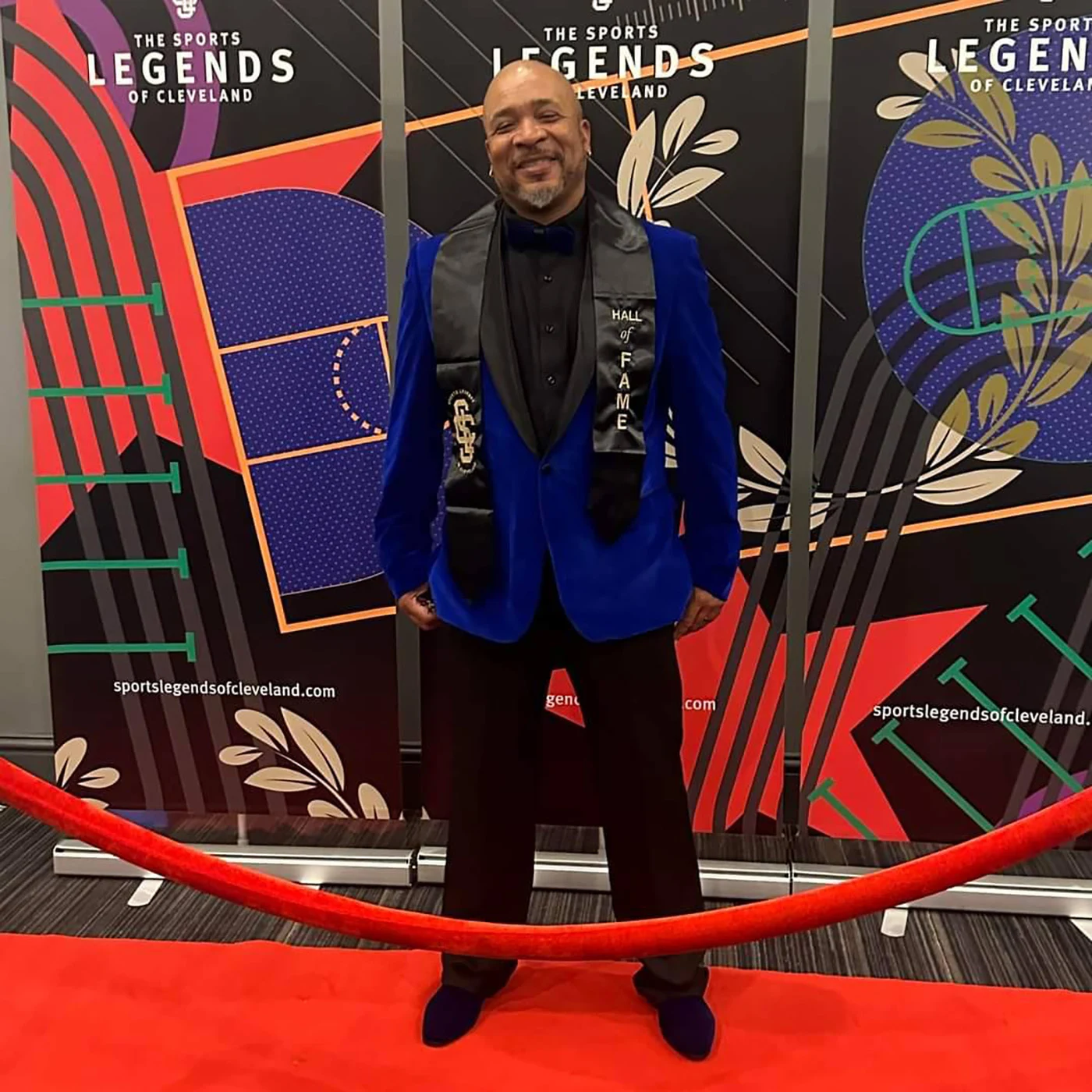 Sports Legends of Cleveland gala winner event branding