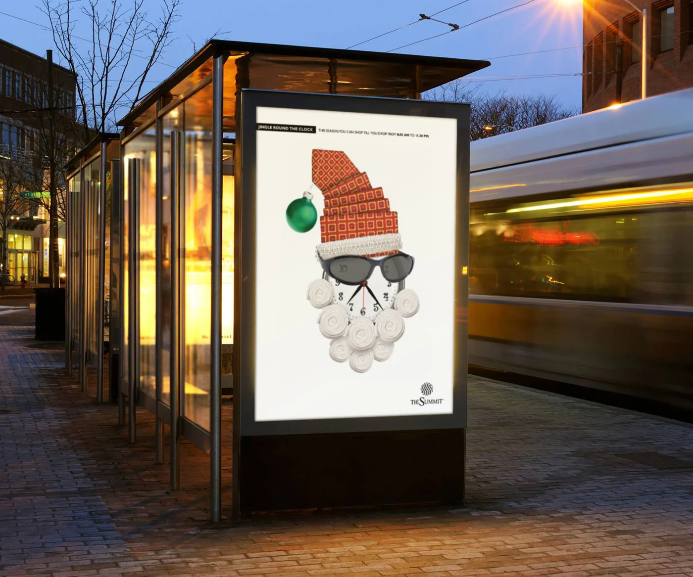 The Summit Shopping Center Christmas advertising campaign